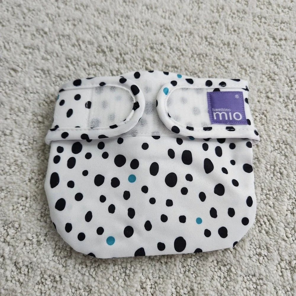 Bambino Mio Mioduo Reusable Diaper Cover Size 1 Polka Dot NEW